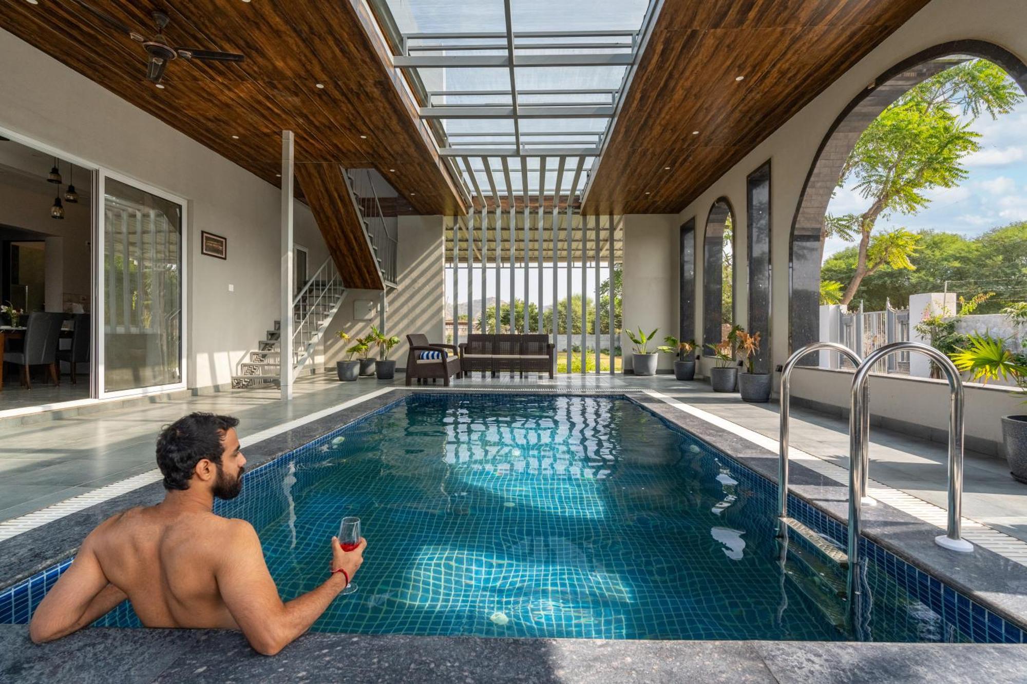 Villa Elivaas Jamun Farm 2bhk With Pool Jaipur